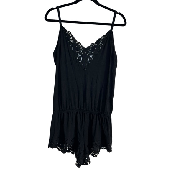 Eberjay Naya The Double Inset Teddy in Black Sleepwear Lounge modal Medium New - Picture 2 of 9